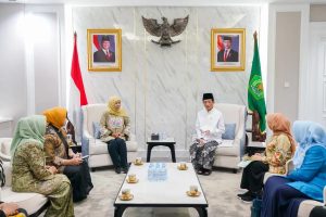 Khofifah Sampaikan Rencana Kongres ke-18 Muslimat NU ke Menag