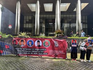 Genap Setahun, 21 Tersangka Kasus Hibah Jatim Belum Ditahan, Jaka Jatim Geruduk KPK