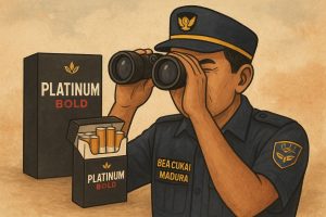 Didesak, Bea Cukai Madura Bidik Bos Rokok Ilegal Platinum Bold Produksi Pamekasan yang Punya Jalan Tikus
